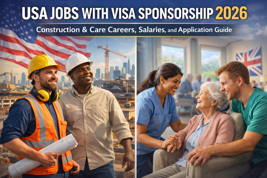 $70,000 Construction Jobs in the USA with Visa Sponsorship (2026 Guide for Foreign Workers)
