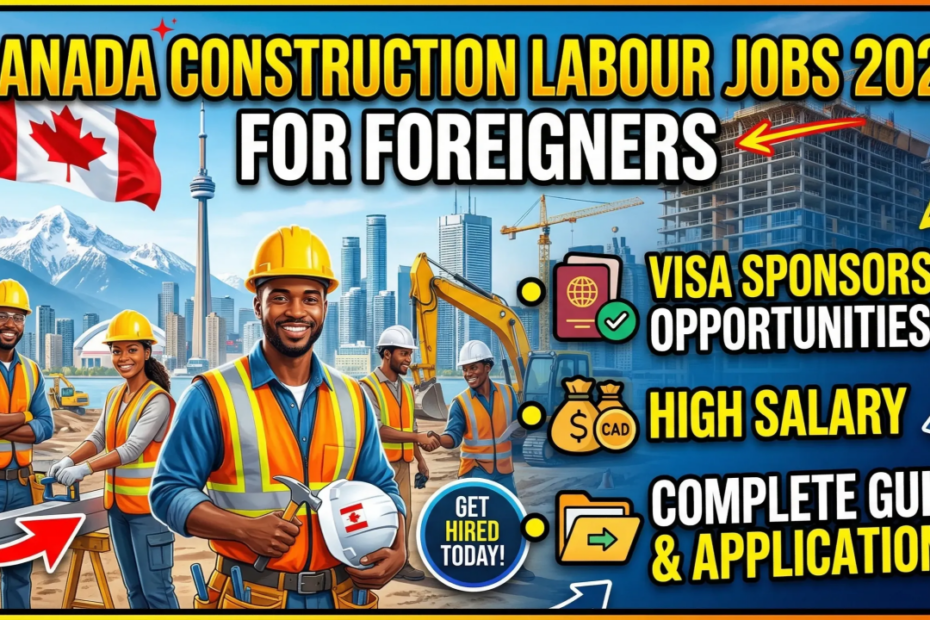 High-Paying Construction Jobs in Canada With Visa Sponsorship